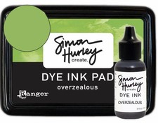 Ranger Ink Dye Felt Ink Pad  Re-inker Simon Hurley OVERZEALOUS New  