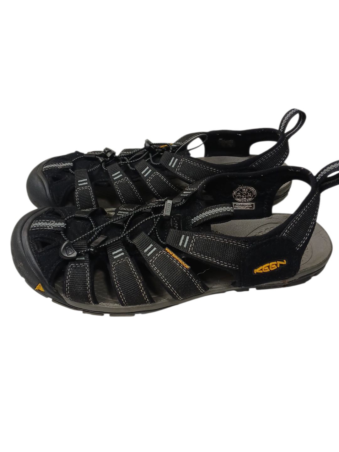 Sandali da trekking Keen Clearwater CNX 1008660 uomo taglia 10 5 nero grigio robusti