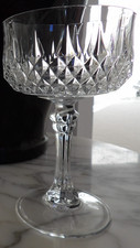 Cristal d'Arques Longchamp 24% Lead Crystal Champagne Coupe Sherbet Glasses 5.5in Set of 4 — listing 3