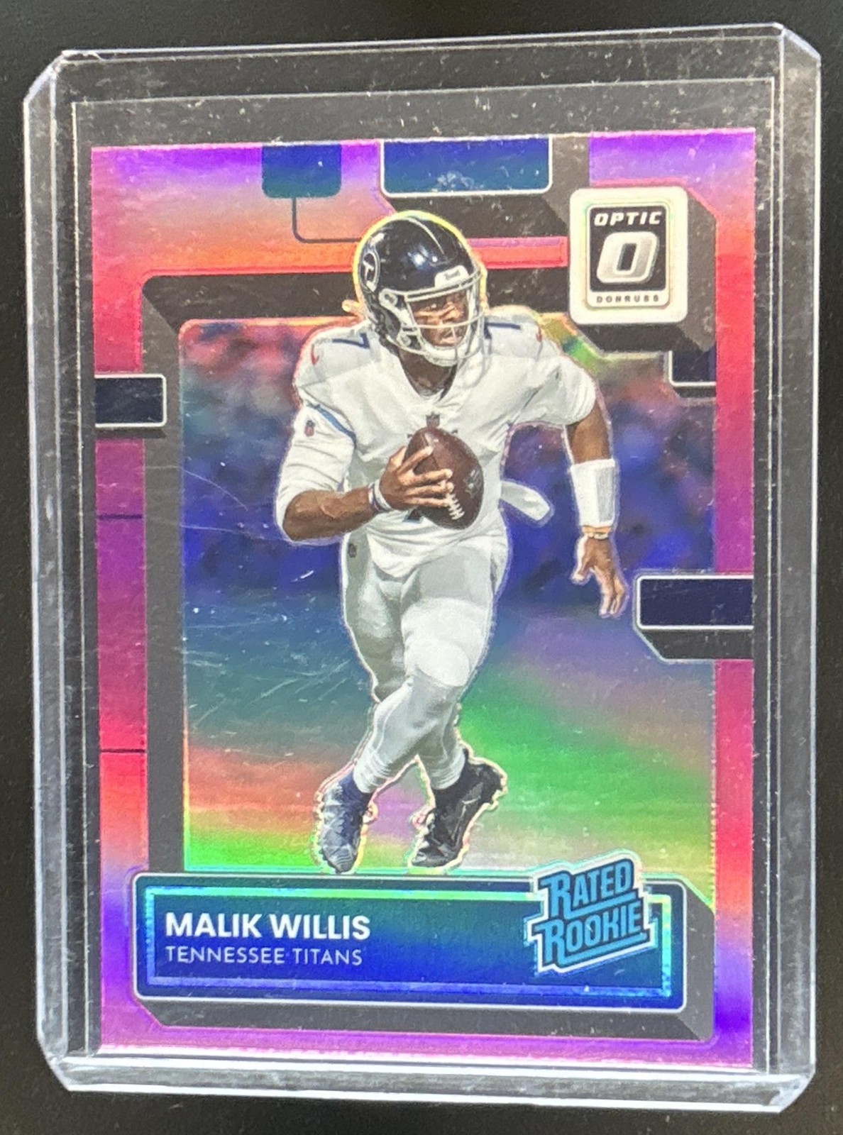 Malik Willis Panini Donruss Optic #203 Pink