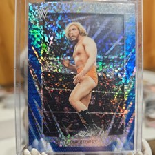 2026 WWE Topps Chrome #163 Chalie Dempsey Blue Mini Diamond Refractor /150