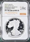 2025-W Proof $1 American Silver Eagle Laser Privy NGC PF70UC FDI ,First Day ANA