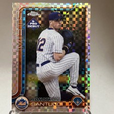 2025 TOPPS PRO DEBUT JONATHAN SANTUCCI X-FRACTOR