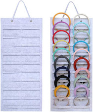 Hanging Headband Holder Organizer for Girls, Wall-mount Headband Storage Display