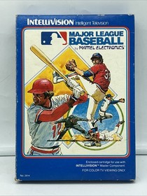 Intellivision Game Lot of 7 w/ Boxes - NFL, MLB, NHL, Skiing, Golf, Bowling +1