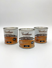 LOT OF 3 Varathane Oil-Based Ultimate Polyurethane, 8oz, Semi-Gloss Finish