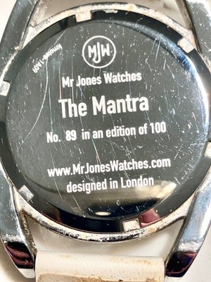 100本限定品 Mr Jones Watches The Mantra 稼働品 Rare Find: Mr Jones Watch, Series #1: 