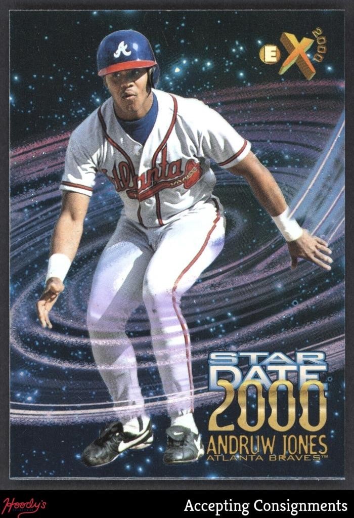 1997 E-X2000 Star Date 2000 #2 Andruw Jones BRAVES