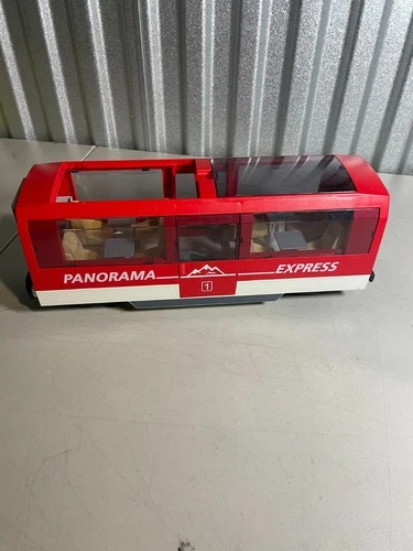 Vintage Playmobil Panorama Express Train Car 4442 - Red/White G-Scale