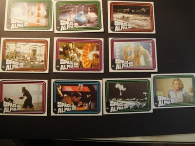 MONTY GUM GERRY ANDERSONS SPACE ALPHA 1999 x 10 SCI FI MOON BASE ALIENS TV SHOW