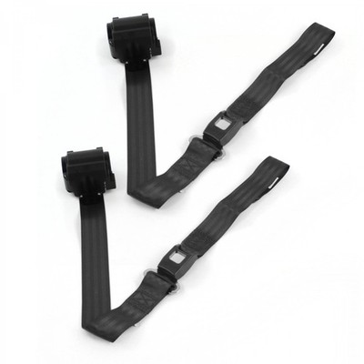 Mercury Eight 1949 - 1951 Standard 2pt BK Retract Bucket Seat Belt Kit-2 Belts