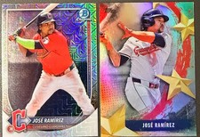 2025 Bowman Chrome Mega Box Mojo Refractor Jose Ramirez #89 + #SMLB-20