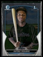 Antony Peguero 2023 Bowman #BCP-62 Chrome Prospects Miami Marlins