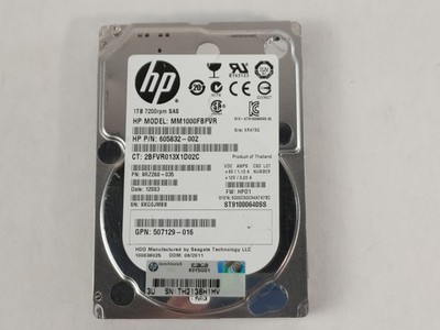 Seagate HP Constellation.2 ST91000640SS 1TB SAS 2 2.5 in Enterprise Hard Drive