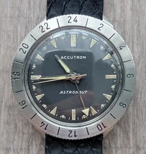 GORGEOUS Restored 1963 Bulova Accutron 214 Stainless Steel Astronaut Watch