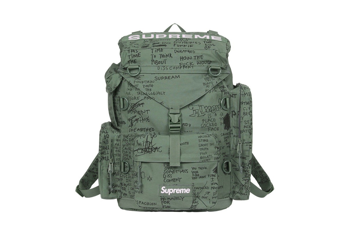 Supreme SS23 Military Field Olive Green Backpack | eBay