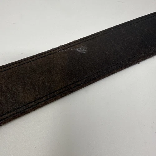 Red Wing Shoes 40 Leather Belt Mens Black Leather Vtg - Picture 7 of 8
