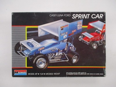 Monogram Casey Luna Ford Outlaw Sprint Car 1988 1:24 Model Kit Complete