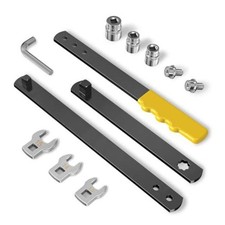 11PCS Universal Serpentine Belt Tool Kit, 3 Sockets 15,16,18mm  3 Die