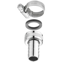 Verschraubung Schelle Chrom 2Teilig M22X1Ig ø14Mm ø12-20Mm 9Mm Flachdichtend Bad