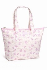 LoveShackFancy x Target - Yoobi Ribbon Rosa Quilted Tote Bag Sterling Dusk