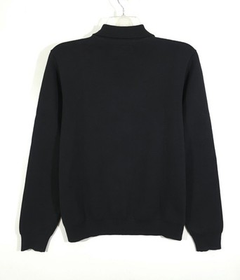 GX1000 Jacquard Knit Zip Up Sweater Black/Gray Size M | eBay