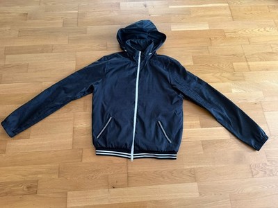 Moschino Swim  Monogramm Jacke Herren Schwarz Windbreaker Gr.L leicht gefüttert