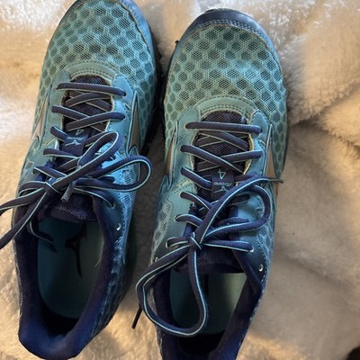 MAZUNO wave Prophecy 4 Blue Mesh Running Shoe Sz7w  EUC No Box