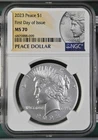 2023-P Silver Peace Dollar $1 NGC MS70 First Day of Issue