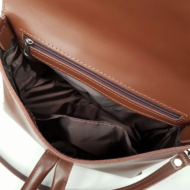 JACQUEMUS Borsa a tracolla donna VERA pelle marrone borsa a tracolla