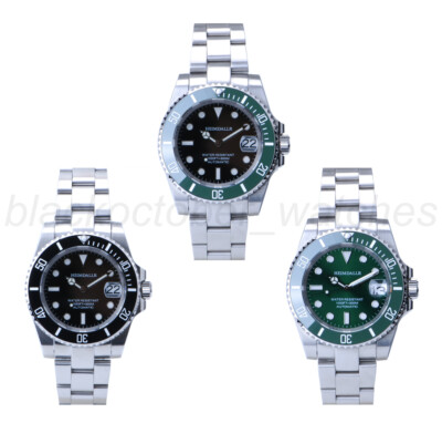 Heimdallr Sharkey Sub NH35A Dive 300M Automatic Watch C3 316L 40.5mm Cyclop Date