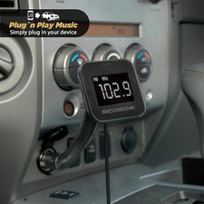 Scosche FM Wireless 100 Radio Play Stereo FM Transmitter FMTD3R