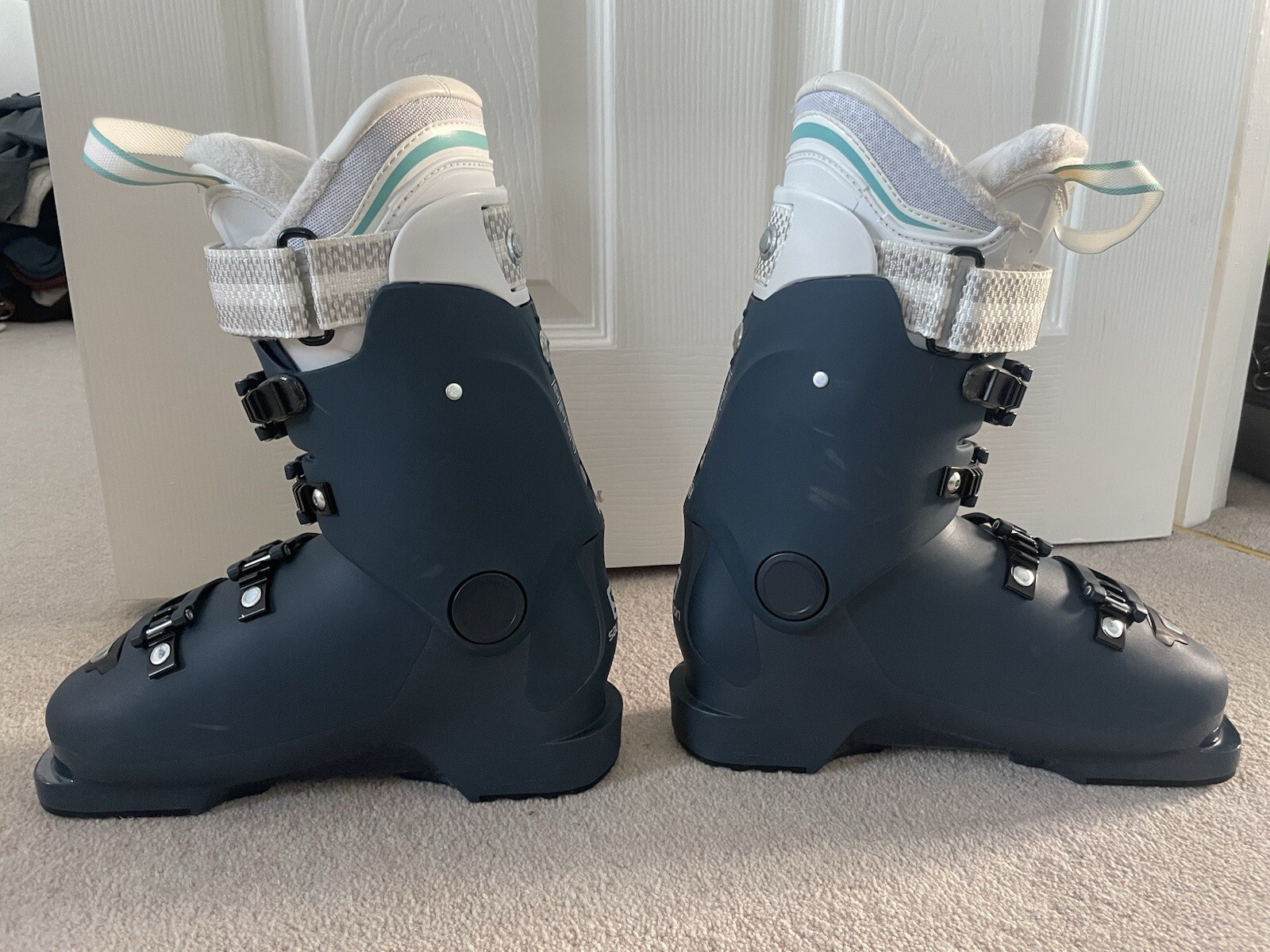 Scarponi da sci Salomon donna X Max 90W benzina bianco