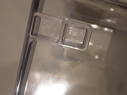 GE Refrigerator Door Bin Shelf - OEM part# 245D2715P002 Clear WR71X31477 - Picture 10 of 10