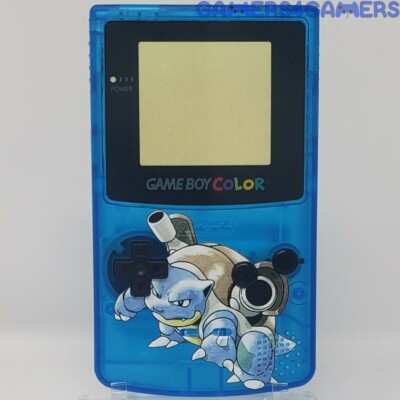 Pokemon Blastoise Gameboy Color diy handheld housing shell gbc backlit ...