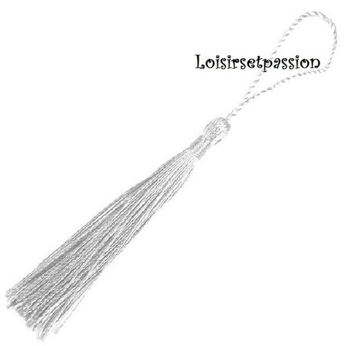 LOT (2 ou 5) POMPONS GLAND SATINÉ ** 12 cm ** coloris au choix - Bijoux Déco - Picture 28 of 45