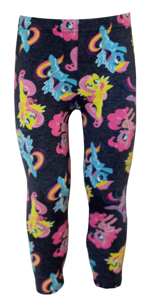 Licensed My Little Pony Stretchable Leggings for Girls Children,  Multicoloured