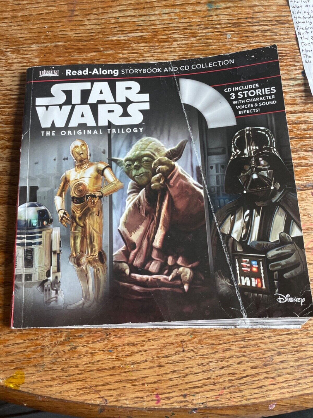 2018 Star Wars The last Jedi Read Along Story Book and CD 