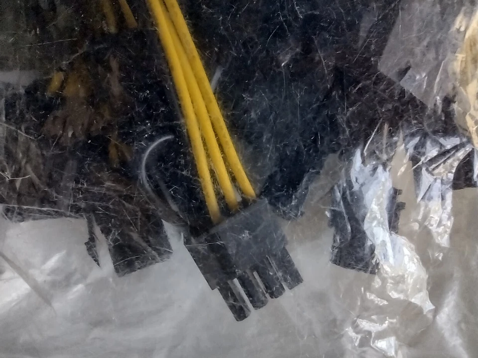 6 Pack PCI-E 6 pin to Dual Power Cable 12.5 inch B09PL6BFGK - Image 2 of 4