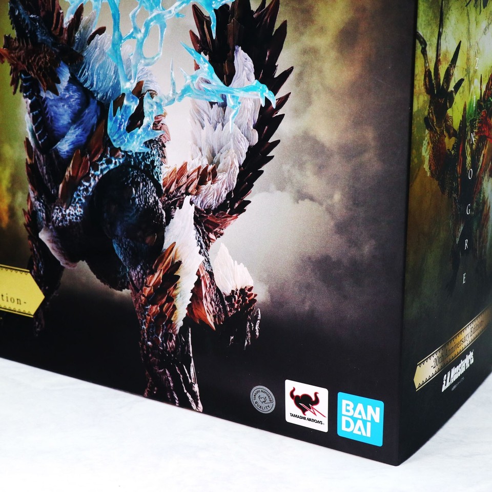 Monster Hunter Zinogre 20th Anniversary 11.2in Figure S.H.MonsterArts ...