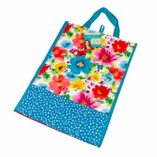 The Pioneer Woman Breezy Blossoms Flowers Floral Reusable Shopping Bag 