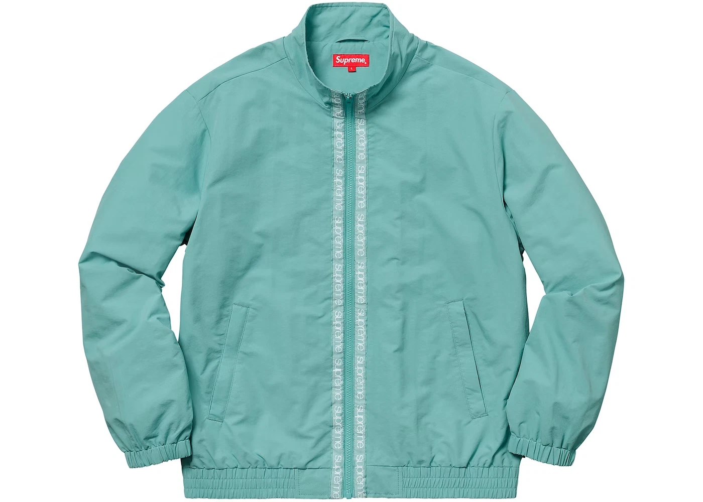Veste de piste logo classique Supreme (taille grande) vert pâle SS18 flambant neuve