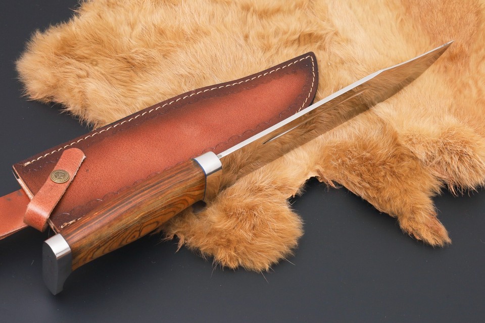 CUSTOM HANDMADE D2 TOOL 17" STEEL HUNTING KNIFE TACTICEL MACHETE KNIFE