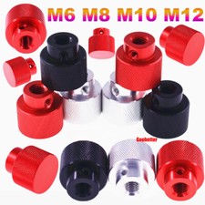 M6 M8 M10 M12 Blind Hole Knurled Thumb Nut Aluminum Alloy Hand Grip Knobs Nuts