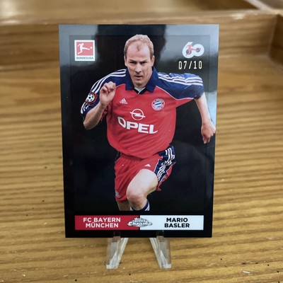 2023 Topps Chrome-Bundesliga - Bayern Munich Legend -Mario Basler - Black #/10
