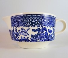 Royal China USA Blue Willow Creamer Cream Pitcher Willow Ware Taper Base