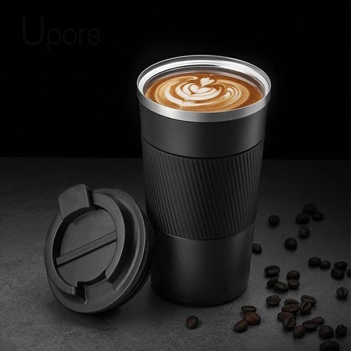 510ml Coffee To Go Kaffee Thermobecher auslaufsicher Kaffeebecher Edelsta # - Bild 2 von 11