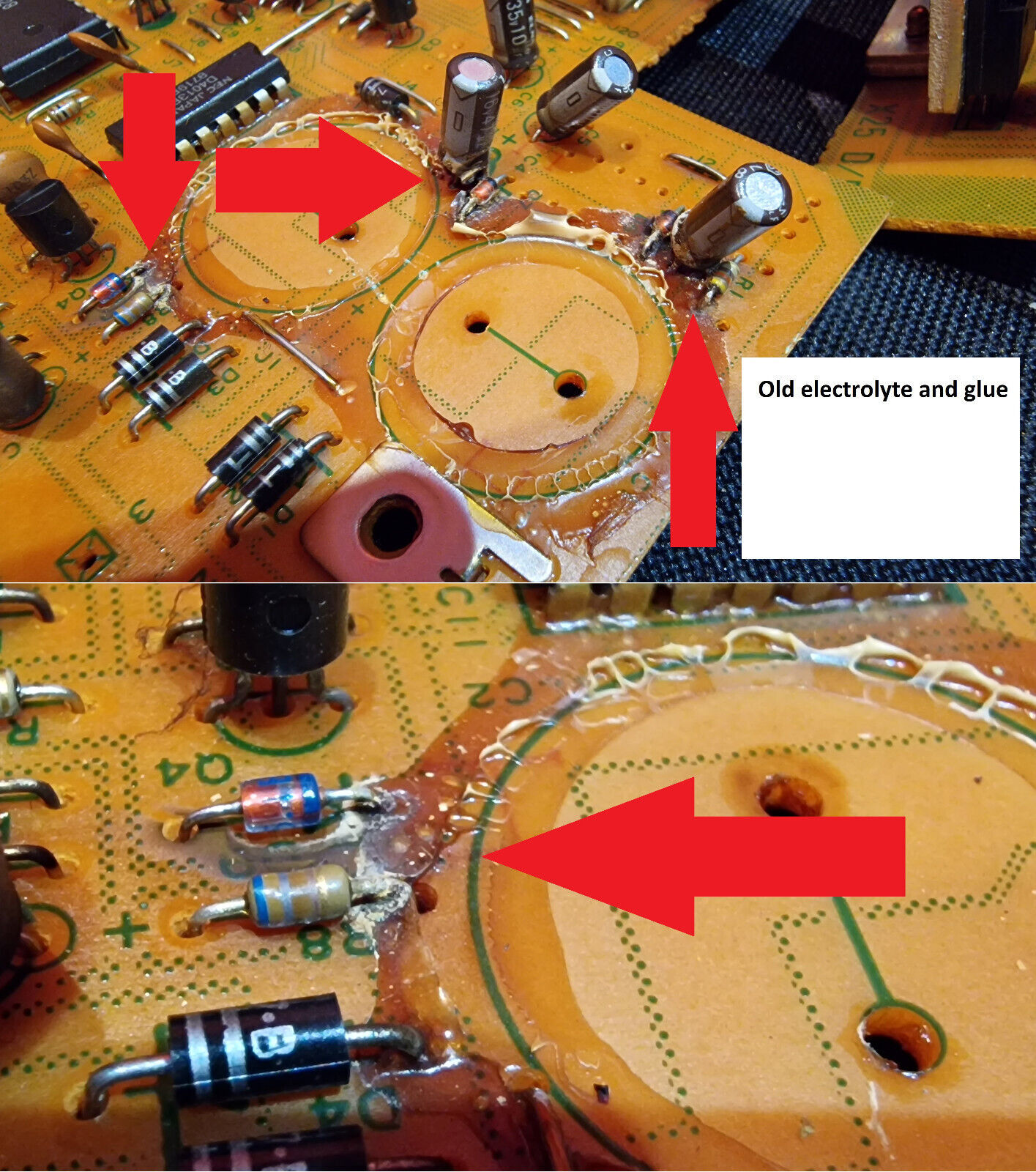 turntable-pioneer-pl-s40-repair-kit-all-capacitors-ebay