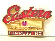 🚚 EASTERN EXPRESS Inc. Co. employee service award 1/10 10K tie/ lapel/ hat pin