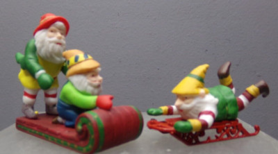 DEPT 56 CHRISTMAS SNOW VILLAGE ACCESSORY NORTH POLE TESTING THE TOYS